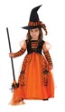 Costume de sorcière brillante pour enfants taille (3-4 ans)