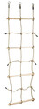 Kletternetz mit Holzstegen