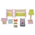 CUBIKA 15030 Wohnzimmer - Holzmöbel für Puppen