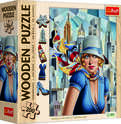 Trefl Dřevěné puzzle 200 - Léto ve městě