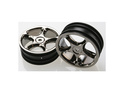 Disco Traxxas 2.2" Tracer cromo negro (2) (delantero)