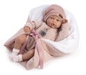 Guca 10220 BLANCA – realistische Babypuppe mit Geräuschen und weichem Stoffkörper – 38 cm