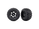 Kolo Traxxas 4.3/5.7", X-Maxx disk črno, Sledgehammer gume (par)