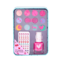 Coffret fard à paupières et vernis à ongles boîte en métal