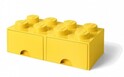LEGO® kutija za pohranu 8 - s ladicama žuta 250 x 500 x 180 mm