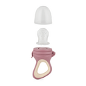 PETITE&amp;MARS Cumlík silikónový na kŕmenie Fruzi Rose&amp;Sand 6m+