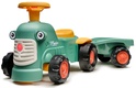 Falk traktor baby Maurice zelený vintage s přívěsem