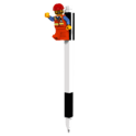 LEGO Gelstift mit Minifigur, schwarz