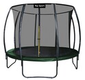 Raj Sport Trampoline 12FT - 366cm avec filet intérieur + échelle - Vert Foncé