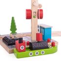 Bigjigs Rail Coal Dock mit Kran