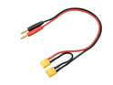 Nabíjacie kábel - XT60 zariadenie sériové 14AWG 30cm