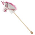 Hobby horse Jednorožec so zvukom a kolieskami Nia Baby Mix white