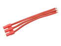 Konektor pozlátený 3.5mm 3-pin samica s káblom 14AWG 10cm