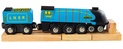 Bigjigs Rail Drevená replika lokomotívy Mallard + 3 koľaje