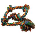 Igrača Dog Fantasy barvit bombažni vozel 5 stenjev 95 cm