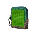 PIXIE CREW Borsa quadrata, verde, Mine&amp;Craft 50 pixel.
