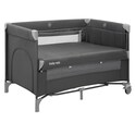 Babyreisebett mit absenkbarer Seitenwand Side Baby Mix grau