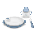 Nastavite termotanjerik s silikonsko žlico in skodelico, Powder Blue