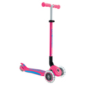 Trottinette pliable pour enfants Globber Elite Lights Fuchsia