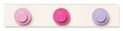 Appendiabiti da parete LEGO® - rosa chiaro, rosa scuro, viola