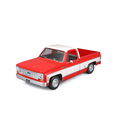 Maisto - 1974 Chevrolet C10 Cheyenne Super, roșu-alb, 1:18