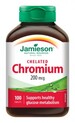 Jamieson Chromium 200 mcg v kelatni obliki 100 tablet