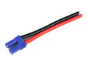 Konektor pozlátený EC5 batéria s káblom 10AWG 12cm