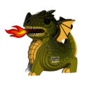 EUGY Drago 3D puzzle di cartone