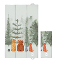 CEBA BABY Podložka přebalovací cestovní (80x50) Basic Forest Companions