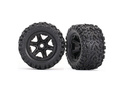 Traxxas koleso 3.8", disk čierny, pneu Talon EXT (pár)