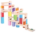 Bigjigs Toys Bunte Kugelbahn aus Holz