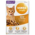 IAMS KITTEN pouch - piščanec v omaki 85g