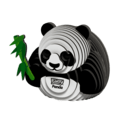 EUGY Panda 3D картонен пъзел
