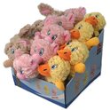 Giocattoli Dog Fantasy Playful Box Animali da fattoria mix cigolante 21 cm 24 pezzi