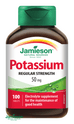 Jamieson kálium 50 mg 100 tabletta