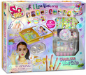 TASIA - Set de 30 de unghii autocolante cu unicorn și sclipici
