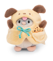 NICI peluche MyMochi Criceto Shai 8cm in costume da cane e biscotto, set confezione regalo 8,5x