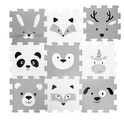 Schaumstoff-Puzzlematte 30x30 cm 9 Stk., Wald