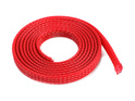 Gaine de protection de câble 6mm rouge (1m)