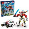LEGO® DREAMZzz™ 71497 Coopers Tiger-Roboter und Zeros Hot Rod