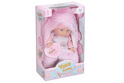 Baby in flauschiger Decke 20cm