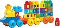 Mattel Mega Bloks Hudobný vláčik s písmenkami FWK22