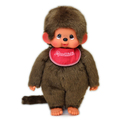 Monchhichi Mončiči Junge mit Lätzchen 45cm