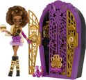 Mattel Monster High Skulltimate secrets Clawdeen Wolf, skriňa a príslušenstvo,19 prvkov