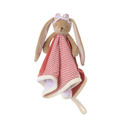 BK BABY BUNNY animal de companie roșu cu dungi (30x30 cm) cu cutie cadou Bukowski Design