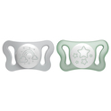 CHICCO Cuclina Physio Micro silikonska 0-2m noćna 2 komada