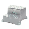 Dvojstupienok k WC/umývadlu "Racer", Grey/Mint