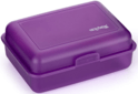 Caja para el almuerzo púrpura-mate