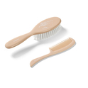 BABYONO Perie și pieptene pentru păr Beige