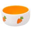 Posuda Small Animals keramička za kuniće bijelo-žuta 11,5x5cm 300ml